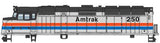 Walthers Mainline 910-19463 EMD F40PH Amtrak(R) #250 (Phase II, silver, red, white, blue, black) ESU Sound and DCC HO Scale