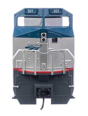 Walthers 19559 GE Dash 8-32BWH - Amtrak #501 (Phase V, Modern Logo; Amtrak Blue, Platinum Mist) DCC & Sound HO Scale