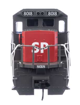 Walthers 19572 GE Dash 8-32BWH - SP Southern Pacific #8018 (gray, red, white; large SP on nose) HO Scale