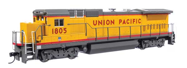 Walthers 19573 GE Dash 8-32BWH - UP Union Pacific #1805 (yellow, gray; small shield on nose) HO Scale