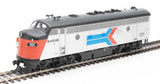 Walthers 19958 EMD F7 A - Amtrak #101 (Phase I; silver, red, blue, black) - DCC & Sound HO Scale