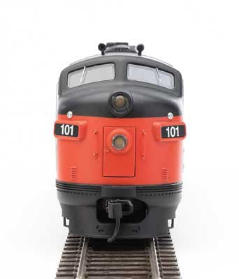 Walthers 19958 EMD F7 A - Amtrak #101 (Phase I; silver, red, blue, black) - DCC & Sound HO Scale