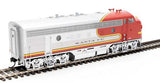 Walthers 19962 EMD F7 A - ATSF - Santa Fe #327L (Passenger Warbonnet, silver, red, black) - DCC & Sound HO Scale