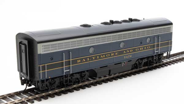 Walthers 19964 EMD F7 A/B - B&O - Baltimore & Ohio #4510, #5476 (blue, gray, black, dulux) - DCC & Sound HO Scale