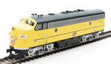 Walthers 19968 EMD F7 A/B - C&NW - Chicago & North Western #401, #410 (yellow, green, silver, black) - DCC & Sound HO Scale