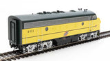 Walthers 19968 EMD F7 A/B - C&NW - Chicago & North Western #401, #410 (yellow, green, silver, black) - DCC & Sound HO Scale