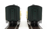 Walthers 19968 EMD F7 A/B - C&NW - Chicago & North Western #401, #410 (yellow, green, silver, black) - DCC & Sound HO Scale