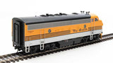 Walthers 19971 EMD F7 A/B - D&RGW - Denver & Rio Grande Western #5681, #5682 (Grande Gold, silver, black) - DCC & Sound HO Scale