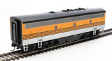 Walthers 19972 EMD F7 A/B - D&RGW - Denver & Rio Grande Western #5724, #5712 (Grande Gold, silver, black) - DCC & Sound HO Scale