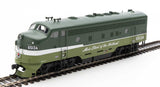 Walthers 19976 EMD F7 A/B - NP - Northern Pacific #6513A, #6513B (two-tone green, white, black) - DCC & Sound HO Scale