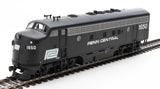 Walthers 19983 EMD F7 A/B - PC - Penn Central #1650, #3460 (black, white) - DCC & Sound HO Scale