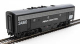 Walthers 19983 EMD F7 A/B - PC - Penn Central #1650, #3460 (black, white) - DCC & Sound HO Scale