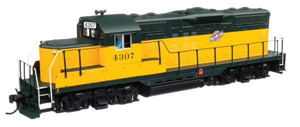 Walthers 910-20436 EMD GP9 Phase II Chicago & North Western C&NW #4307 (green, yellow) DCC & Sound HO Scale