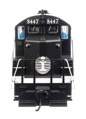 Walthers 910-20438 EMD GP9 Phase II IC Illinois Central #8447 (black, white) DCC & Sound HO Scale