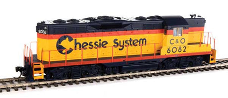 Walthers 20481 EMD GP9 Phase II - Chessie System C&O #6082 - DCC & Sound HO Scale