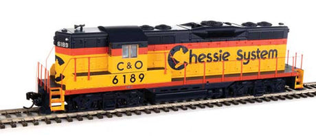 Walthers 20482 EMD GP9 Phase II - Chessie System C&O #6189 - DCC & Sound HO Scale