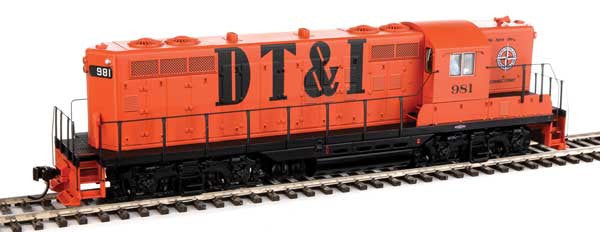 Walthers 20484 EMD GP9 Phase II - DT&I Detroit, Toledo & Ironton #981 - DCC & Sound HO Scale