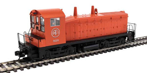 Walthers 20668 EMD SW7 DT&I - Detroit, Toledo & Ironton #920 (Phase II; orange, black) - DCC & Sound HO Scale