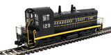 Walthers 20675 EMD SW7 SCL - Seaboard Coast Line #129 (Phase II, black, yellow, white) - DCC & Sound HO Scale