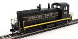 Walthers 20675 EMD SW7 SCL - Seaboard Coast Line #129 (Phase II, black, yellow, white) - DCC & Sound HO Scale