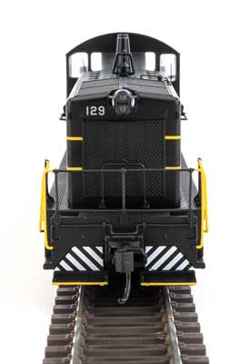 Walthers 20675 EMD SW7 SCL - Seaboard Coast Line #129 (Phase II, black, yellow, white) - DCC & Sound HO Scale