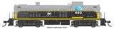 Walthers 20701 Alco RS-2 - Belt Railway of Chicago #452 - Air-cooled stack (black, gray, yellow) - DCC & Sound HO Scale