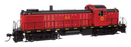 Walthers 20703 Alco RS-2 - Chicago Great Western #53 - Water-cooled stack (Deramus Red, black, yellow) - DCC & Sound HO Scale