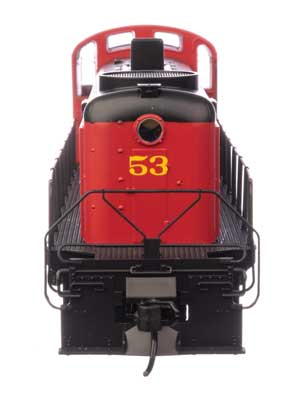 Walthers 20703 Alco RS-2 - Chicago Great Western #53 - Water-cooled stack (Deramus Red, black, yellow) - DCC & Sound HO Scale