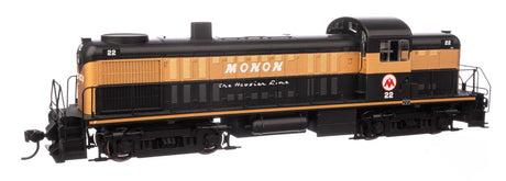 Walthers 20711 Alco RS-2 - Monon The Hoosier Line #22 - Air-cooled stack (black, gold) - DCC & Sound HO Scale