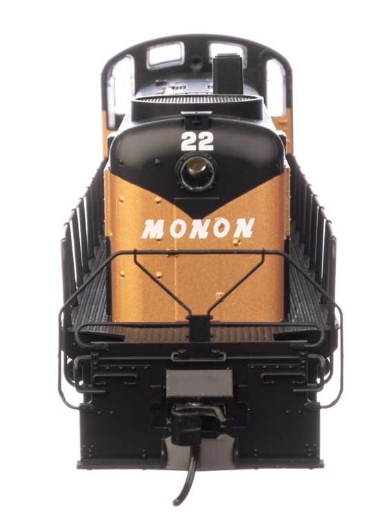 Walthers 20711 Alco RS-2 - Monon The Hoosier Line #22 - Air-cooled stack (black, gold) - DCC & Sound HO Scale