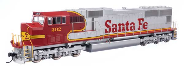 Walthers 910-21001 EMD SD75M ATSF Santa Fe #202 (red, silver, Superfleet) DCC & Sound HO Scale