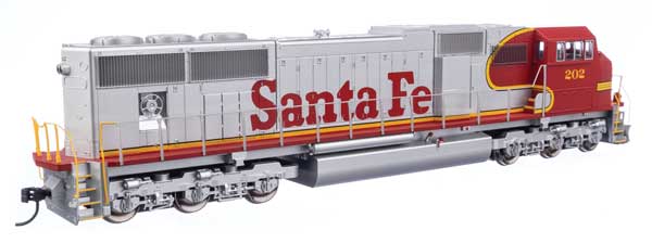 Walthers 910-21001 EMD SD75M ATSF Santa Fe #202 (red, silver, Superfleet) DCC & Sound HO Scale