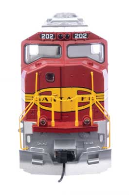 Walthers 910-21001 EMD SD75M ATSF Santa Fe #202 (red, silver, Superfleet) DCC & Sound HO Scale