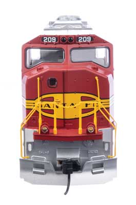 Walthers 910-21002 EMD SD75M ATSF Santa Fe #209 (red, silver, Superfleet) DCC & Sound HO Scale