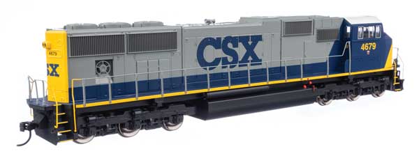 Walthers 910-21007 EMD SD70M CSX #4679 (YN2; yellow, gray, black, blue, white cab roof) DCC & Sound HO Scale