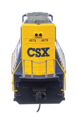 Walthers 910-21007 EMD SD70M CSX #4679 (YN2; yellow, gray, black, blue, white cab roof) DCC & Sound HO Scale