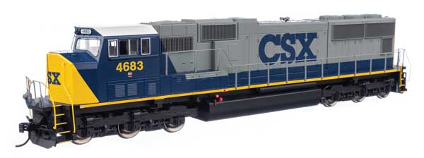 Walthers 910-21008 EMD SD70M CSX #4683 (YN2; yellow, gray, black, blue, white cab roof) DCC & Sound HO Scale