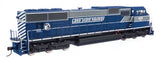 Walthers 910-21009 EMD SD70M Lake State Railway #6431 (blue, gray, black, white) DCC & Sound HO Scale