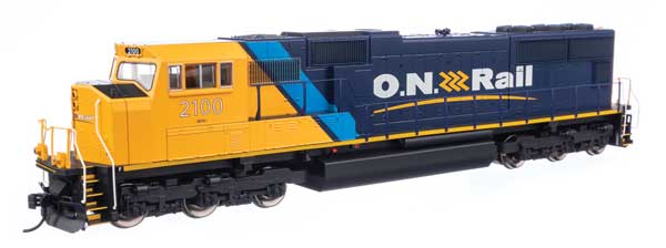 Walthers 910-21013 EMD SD75I ON Ontario Northland #2100 (blue, yellow, black) DCC & Sound HO Scale