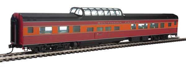 Walthers 910-30407 SP Southern Pacific (Daylight; red, orange, black) 85' Budd Dome Coach HO Scale