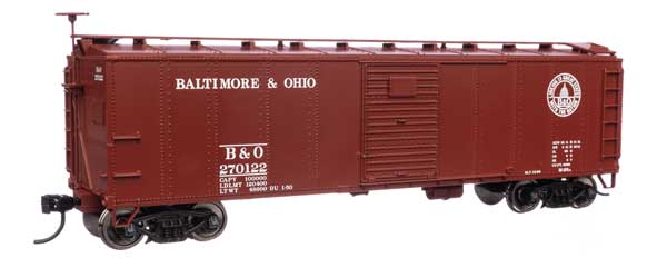 Walthers 910-40953 40' Early X29 Boxcar B&O Baltimore & Ohio #270122 HO Scale