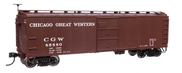 Walthers 910-40962 40' Early X29 Boxcar CGW Chicago Great Western #85880 HO Scale