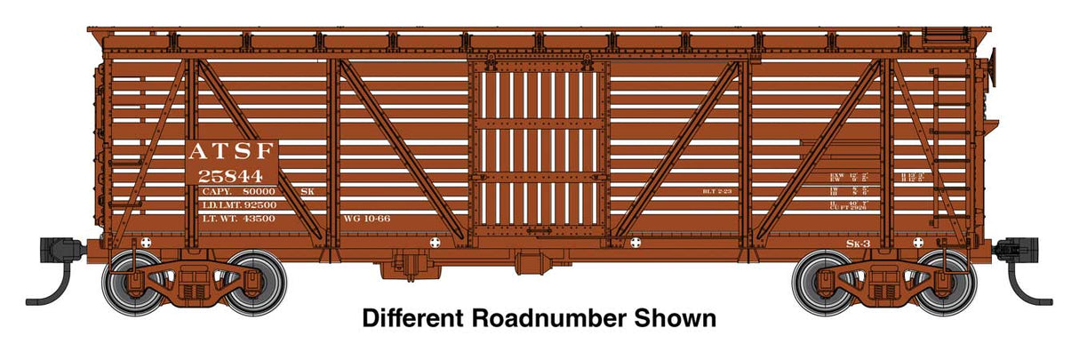 Image for 910-41503 40' Wd Stkcr ATSF 26755