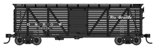 Image for 910-41511 40' Wd Stkcr DRGW 36414D