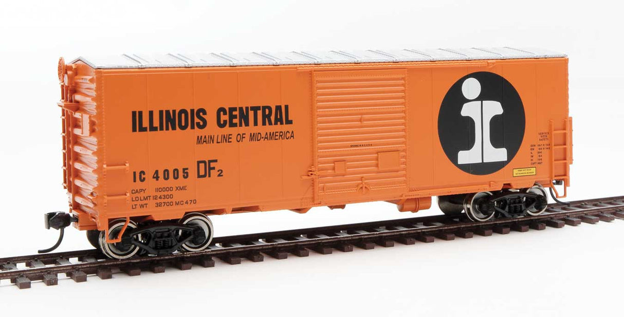 Walthers 910-45009 40' ACF Modernized Welded Boxcar IC - Illinois Central #4009 HO Scale