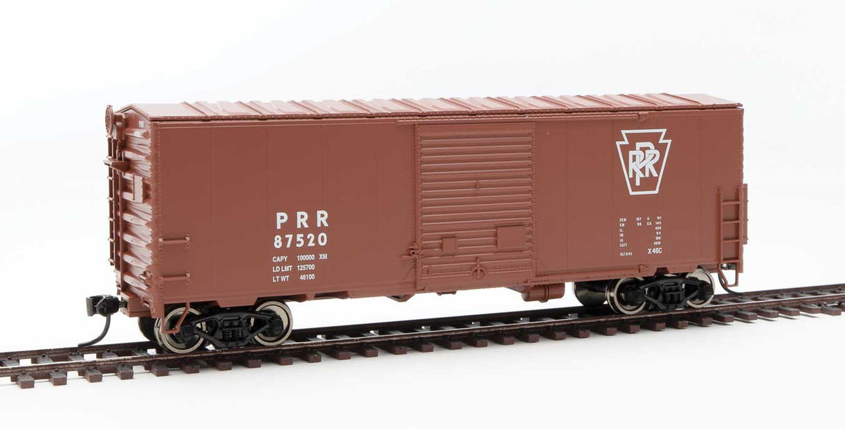 Walthers 910-45018 40' ACF Modernized Welded Boxcar PRR - Pennsylvania Railroad #87520 HO Scale