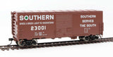 Walthers 910-45022 40' ACF Modernized Welded Boxcar SOU - Southern #23001 HO Scale