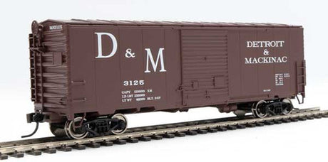 Walthers 910-45032 D&M Detroit & Mackinac #3125 40' ACF Modernized Welded Boxcar HO Scale