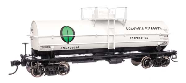 Walthers 910-48402 36' 10,000-Gallon Insulated Tank Car Columbia Nitrogen CNCX #20010 HO Scale