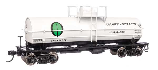 Walthers 910-48404 36' 10,000-Gallon Insulated Tank Car Columbia Nitrogen CNCX #20020 HO Scale